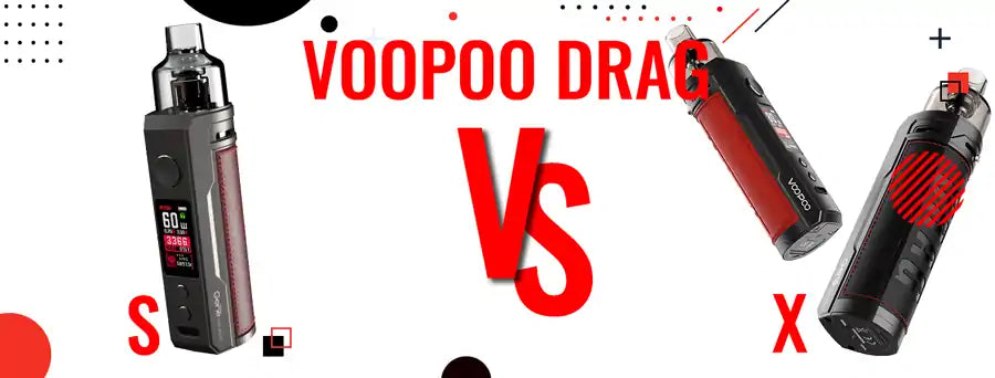 VooPoo Drag X vs VooPoo Drag S | Vaping 101 VooPoo Drag X vs VooPoo Drag S | Vaping 101