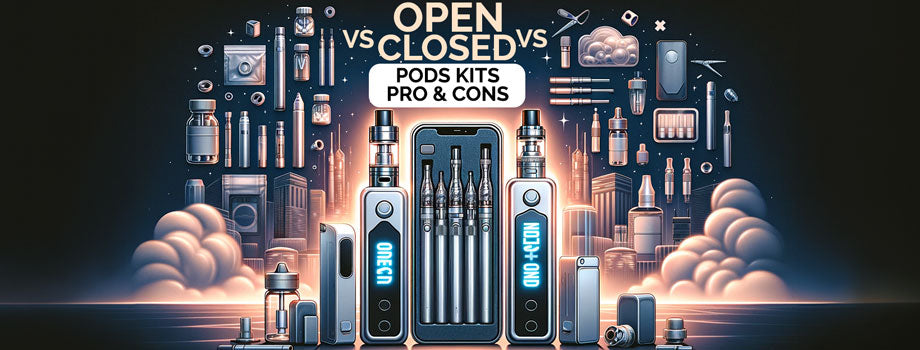 Open vs Closed Pod Kits: Pros and Cons - Vaping 101 Open vs Closed Pod Kits: Pros and Cons - Vaping 101