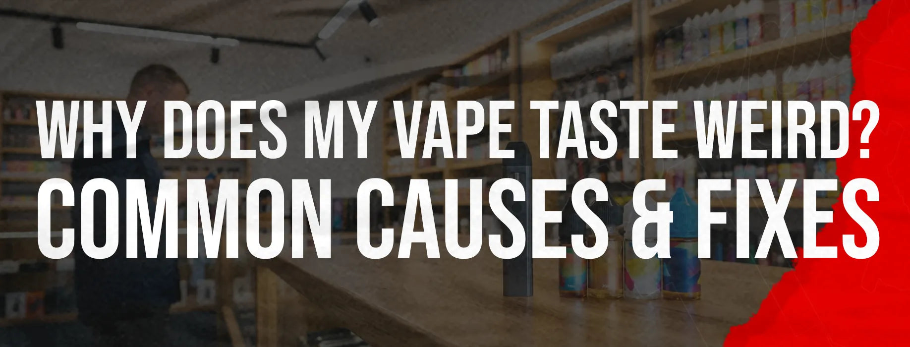 why does my vape have a weird aftertaste Why Does My Vape Taste Weird? Common Causes & Fixes