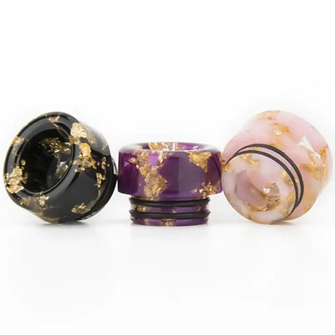 810 Resin Drip Tip Gold Flake