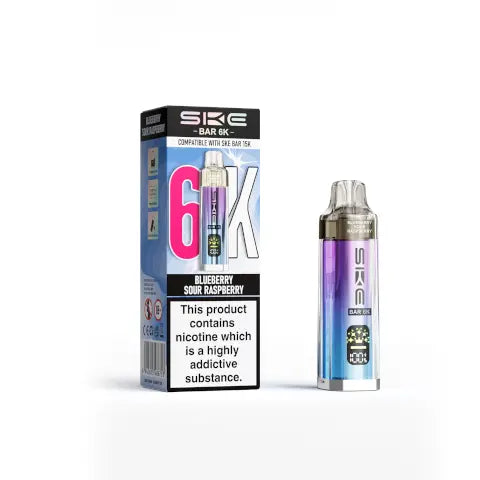 SKE Bar 6K Prefilled Pod Kit Blueberry Sour Raspberry