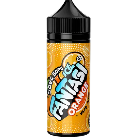 Fantasi 50/50 100ml Shortfill E-Liquid Orange Ice