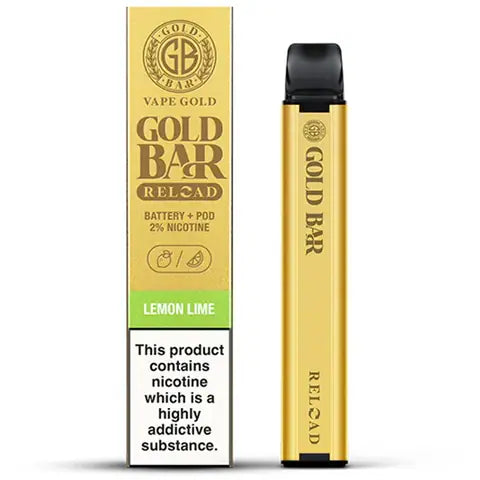 Gold Bar Reload Prefilled Pod Vape Kit Ice Pop