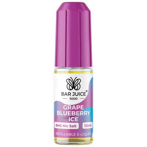 Bar Juice 5000 Grape Blueberry Ice Nic Salt 5mg
