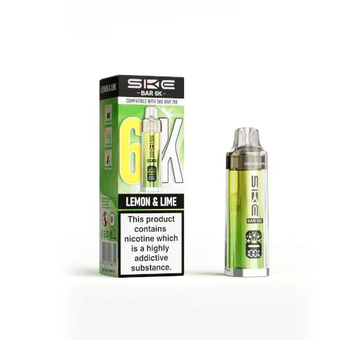 SKE Bar 6K Prefilled Pod Kit Lemon & Lime