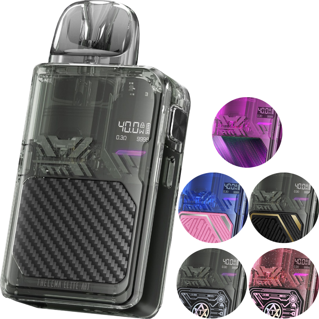 Lost Vape Thelema Elite 40: 1400mAh, 40W MTL/RDL Pod Kit Lost Vape Thelema Elite 40: 1400mAh, 40W MTL/RDL Pod Kit
