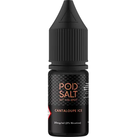 Pod Salt Core 10ml Nic Salts Cantaloupe Ice Flavour In Clear Background