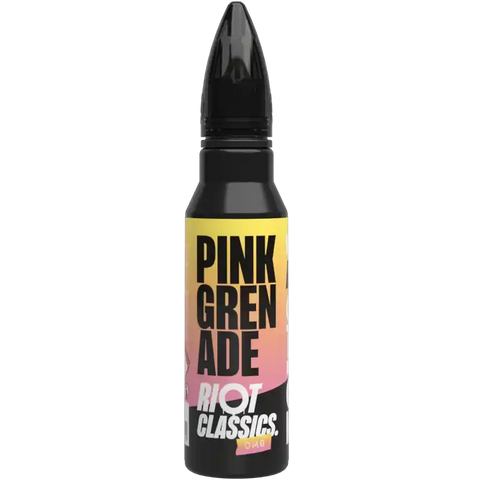 Riot Squad Classic E-Liquids 50ml Shortfill Pink Grenade