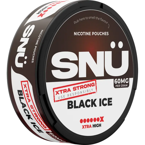 SNÜ Black Ice 60mg Nicotine Pouches