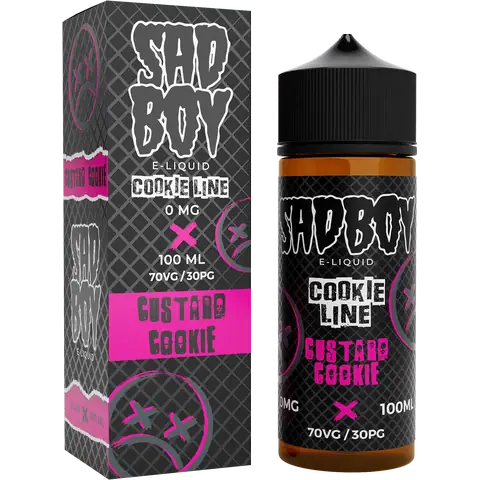 SadBoy 100ml Shortfill Vape Juice Custard Cookie