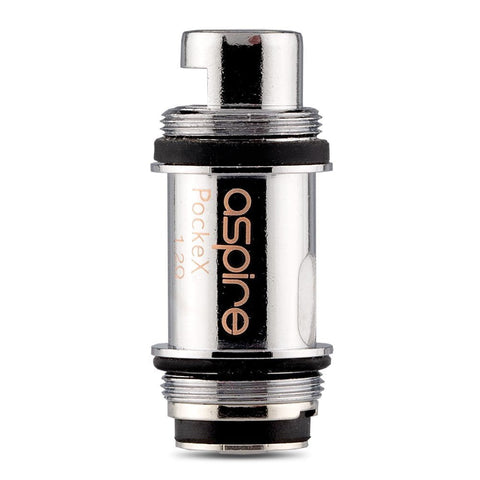 Aspire PockeX Replacement Coils 1.2ohm On White Background