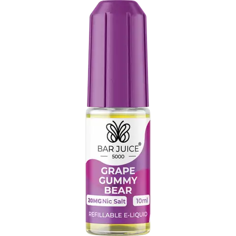 Bar Juice 5000 Nic Salt E-Liquids Grape Gummy Bear
