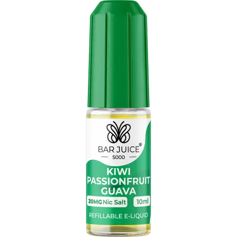 Bar Juice 5000 Nic Salt E-Liquids Kiwi Passionfruit Guava