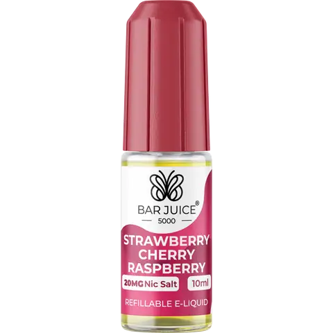 Bar Juice 5000 Nic Salt E-Liquids Strawberry Cherry Raspberry