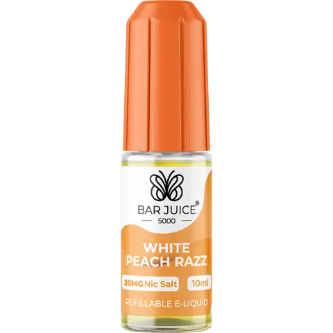 Bar Juice 5000 Nic Salt E-Liquids White Peach Razz