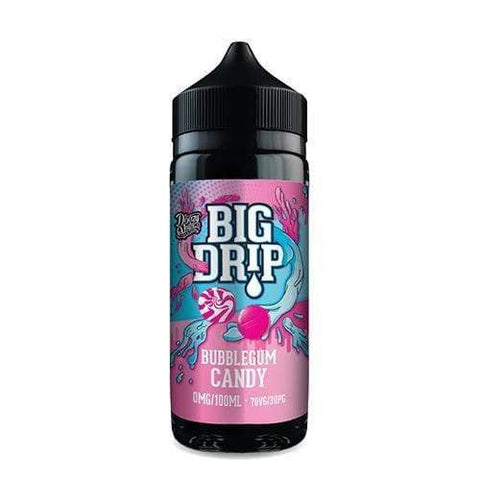 Big Drip by Doozy Vape Co 100ml Shortfill Bubblegum Candy On White Background