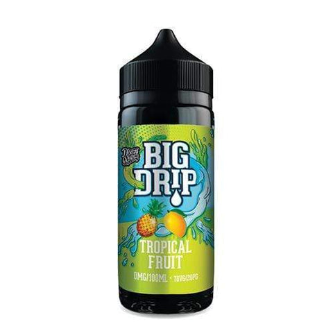 Big Drip by Doozy Vape Co 100ml Shortfill Tropical Fruit On White Background
