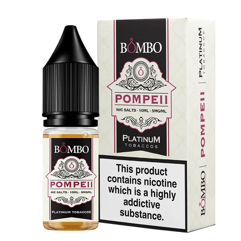 Bombo Platinum Tobaccos Pompeii 10ml Nic Salt 5mg