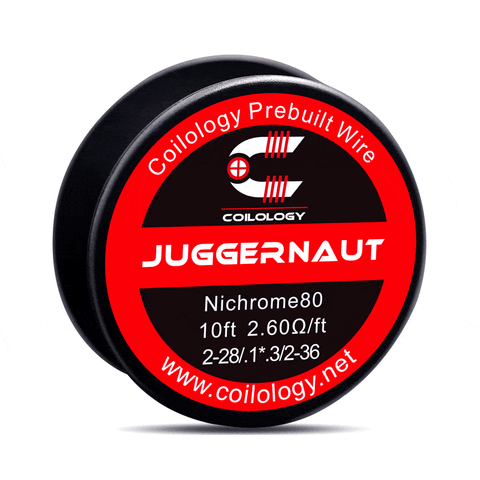 Coilology Performance DIY Resistance Wire Juggernaut 2-28/.1*.4/2-36 ni80 On White Background