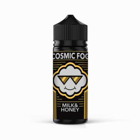 Cosmic Fog 100ml Shortfill E-Liquid Milk & Honey On White Background