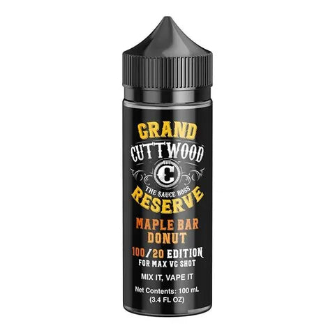 cuttwood grand reserve maple bar donut 100ml on white background