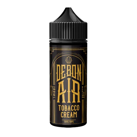 debonair tobacco cream 100ml on black background