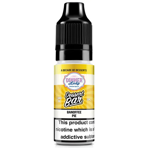 Dinner Lady Desserts Bar 10ml Nic Salts Banoffee Pie