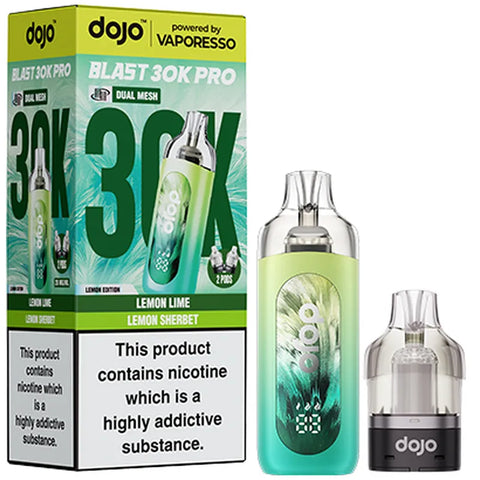 Vaporesso Dojo Blast 30k Vape Kit Lemon Lime & Lemon Sherbet
