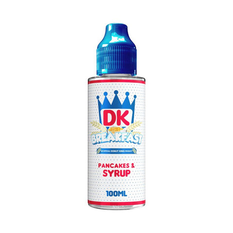 Donut King Breakfast 100ml Shortfill Pancakes & Syrup