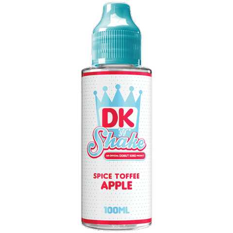 Donut King 'N' Shake 100ml Shortfill E-Liquid Spiced Toffee Apple On White Background