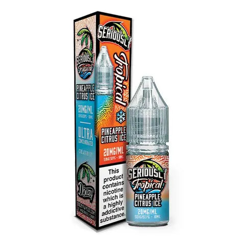 Doozy Seriously Tropical Nic Salt Vape Juice Pineapple Citrus Ice