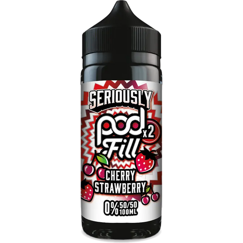 Doozy Seriously Pod Fill X2 Cherry Strawberry 100ml Shortfill Default Title