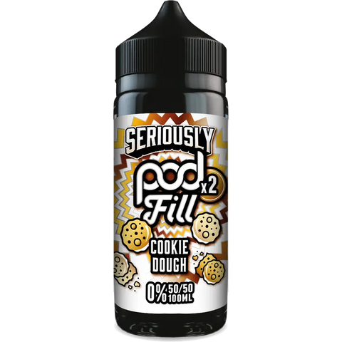 Doozy Seriously Pod Fill X2 Cookie Dough 100ml Shortfill Default Title