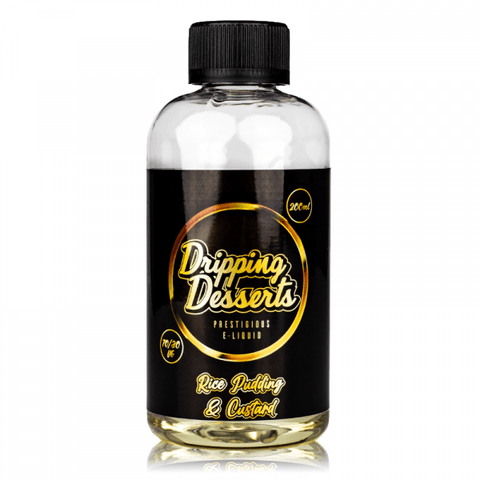 Dripping Desserts 200ml Shortfill E-Liquid Rice Pudding & Custard
