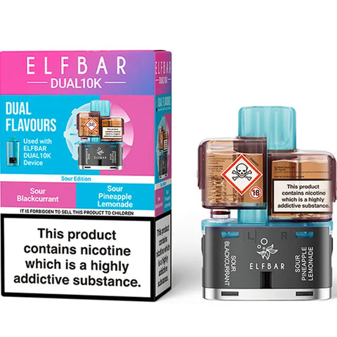 Elf Bar Dual 10k Replacement Pods Sour Edition