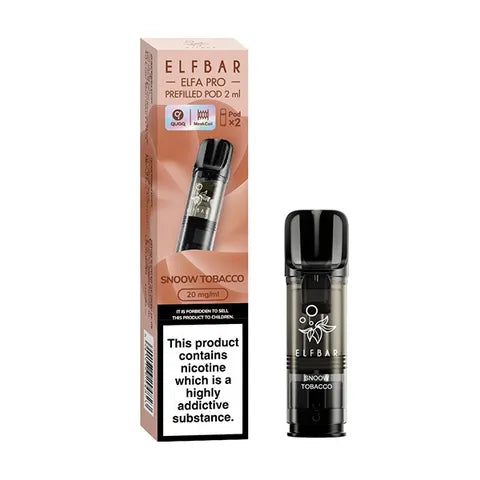 Elf Bar Elfa Pro Pre-filled Pods 20mg Snoow Tobacco