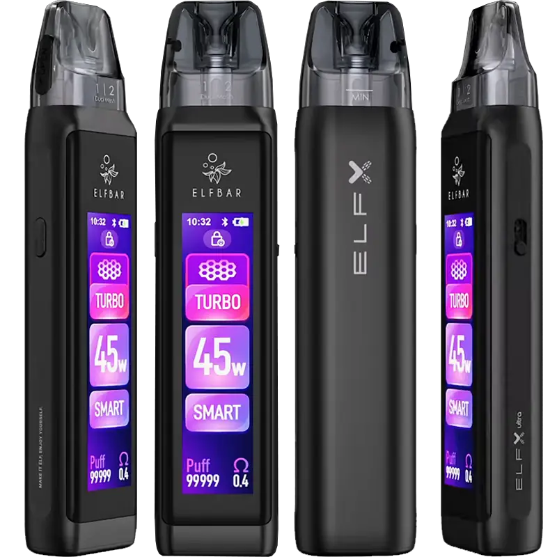 Elf Bar Elfx Ultra Pod Kit - 2.4" Touch Screen & 1500mAh Elf Bar Elfx Ultra Pod Kit - 2.4" Touch Screen & 1500mAh