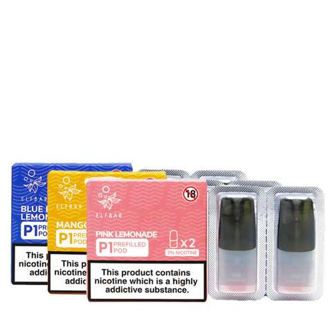Elf Bar Mate P1 Prefilled Pods - 2ml Leak-Proof Pods Elf Bar Mate P1 Prefilled Pods - 2ml Leak-Proof Pods