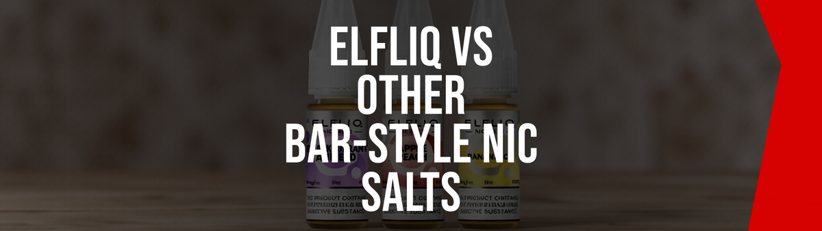 Elfliq compared with other bar-style nic salts