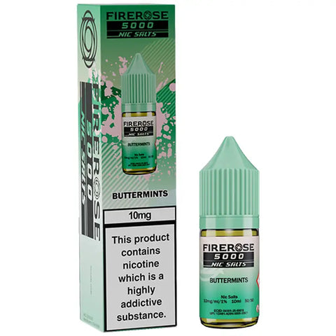 Elux Firerose 5000 Nic Salt E-Liquids Butter Mints
