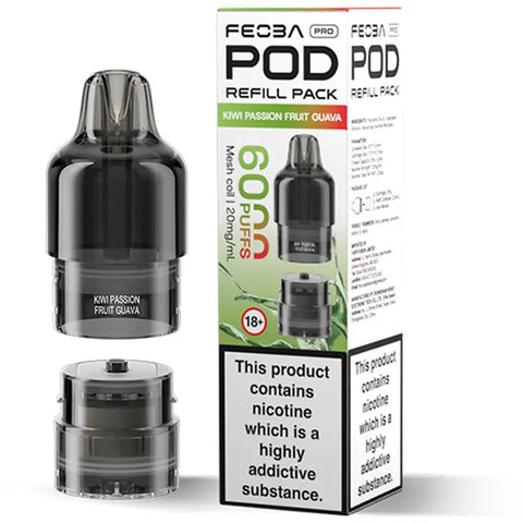 Feobo Pro Replacement Pods Kiwi Passion Fruit Guava
