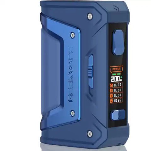 GeekVape L200 Classic 200w Mod Blue On White Background