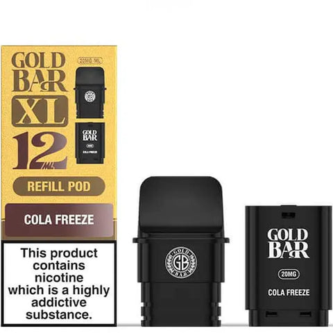 Gold Bar XL Replacement Pods Cola Freeze