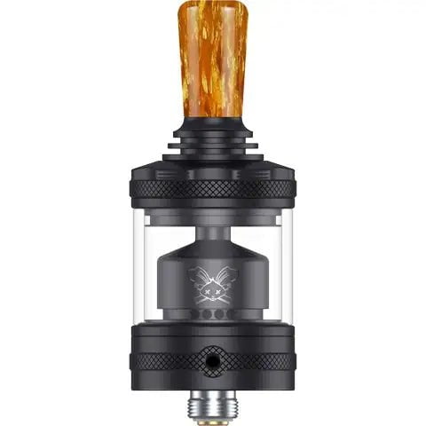 HellVape Dead Rabbit MTL RTA Matte Black On White Background