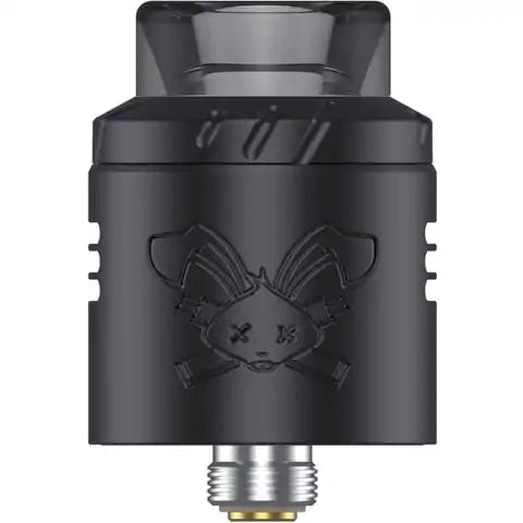 Hellvape Dead Rabbit Solo RDA Matte Full Black On White Background