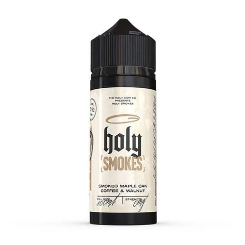 Holy Smokes 100ml Shortfill E-Liquids Smoked Maple Oak Coffee & Walnut