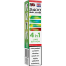 IVG 2400 Reload 4-in-1 Multi Flavour Prefilled Vape Pods Lime Edition