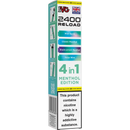 IVG 2400 Reload 4-in-1 Multi Flavour Prefilled Vape Pods Menthol Edition