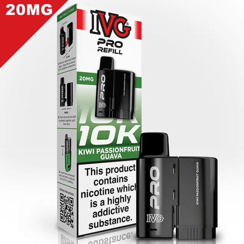 IVG Pro Prefilled Replacement Pods Kiwi Passionfruit Guava 20mg