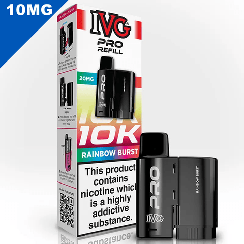 IVG Pro Prefilled Replacement Pods Rainbow Burst 10mg